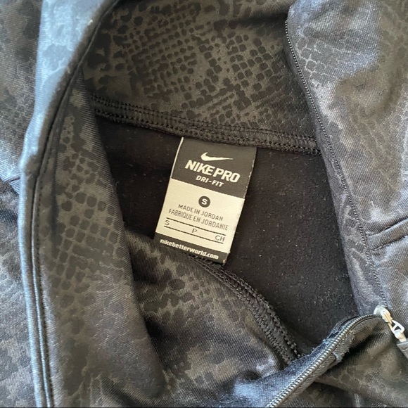 Nike Dri Fit Half Zip Fleece Lined Jacket - Picture 5 of 6